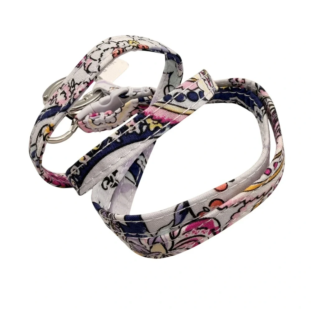 Vera Bradley Iconic Breakaway Lanyard Hummingbird Park Floral Teacher Gift